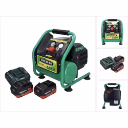 Contenu de la livraison: - 1x Prebena VITAS 100-AKKU Compresseur - 2x Metabo LiHD Batterie 18V 8,0 Ah ( 625369000 ) CAS Syste ...