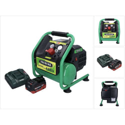 Prebena - vitas 100-AKKU Compresseur 18 v 5 l 8 bar cas Brushless + 1x batterie 8.0 Ah + chargeur