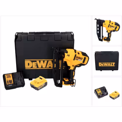Contenu de la livraison: - 1x DeWalt DCN 660 Cloueur sans fil - 1x Dewalt DCB 182 batterie 18V 4 Ah - 1x chargeur DCB XR Dewa ...