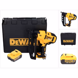 Contenu de la livraison: - 1x DeWalt DCN 660 cloueur sans fil - 1x Dewalt DCB 182 batterie 18V 4 Ah - 1x coffret DeWalt - san ...