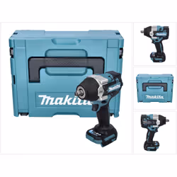 Contenu de la livraison: - 1x Makita DTW 700 Clé à choc sans fil - 1x Makita Makpac Coffret - 1x Insert universel - sans batt ...