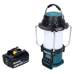 Radio sans fil avec lanterne - Makita - DMR 055 - 18 V FM - Batterie 40 Ah - Sans chargeur