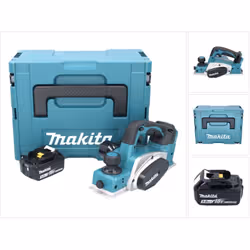 Contenu de la livraison: - 1x Makita DKP 180 rabot sans fil - 1x guide parallèle ( 195055-9 ) - 1x clé à douille SW9 ( 782209 ...