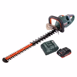 Metabo HS 18 LTX BL 65 Taille-haie sans fil 18 V 60 cm brushless + 1x Batterie 40 Ah + Chargeur
