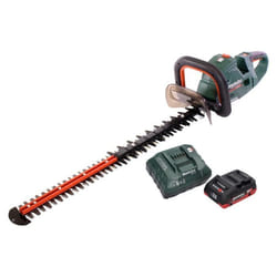 Metabo HS 18 LTX BL 65 Taille-haie sans fil 18 V 60 cm brushless + 1x Batterie 40 Ah + Chargeur