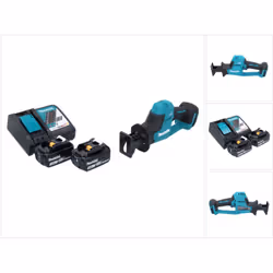 Contenu du paquet: - 1x Makita DJR189 Scie récipro sans fil - 1x Lame BIM 152/7-18Z (B-05038) - 1x Lame BIM 152/6-11Z (B-0504 ...