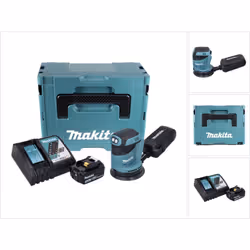 Contenu du paquet: - 1x Makita DBO180 Ponceuse excentrique sans fil - 1x Disque abrasif - 1x Boîte à poussières - 1x Batterie ...