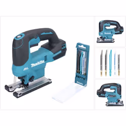 Contenu du paquet: - 1x Makita DJV184 Scie sauteuse sans fil - 1x Plaque de couverture (457867-1) - 1x Lame de scie sauteuse  ...