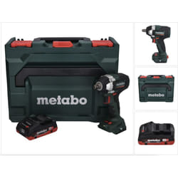 Metabo SSW 18 LT 300 BL Visseuse à choc sans fil 18 V 300 Nm Brushless + 1x batterie 4,0 Ah + metaBOX - sans chargeur