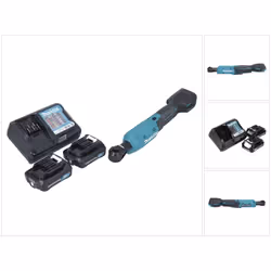 Contenu de la livraison: - 1x clé à cliquet sans fil Makita WR 100 DZ - 1x adaptateur pour clé à douille 1/4" ( 191A50-3 ) -  ...