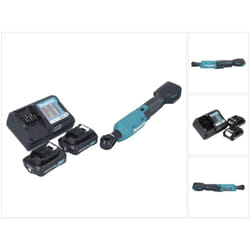 Visseuse à cliquet sans fil Makita WR 100 DWA 12 V 47,5 Nm 1/4" 3/8" + 2 batteries 2,0 Ah + chargeur