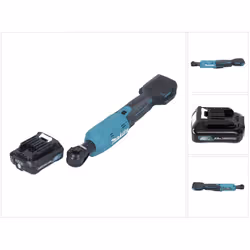 Contenu de la livraison: - 1x Makita WR 100 DZ Visseuse à cliquet sans fil - 1x adaptateur de douille 1/4'' ( 191A50-3 ) - 1x ...