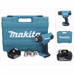 Contenu de la livraison: - 1x Makita DHG 181 Pistolet air chaud sans fil - 1x embout de protection du verre ( PR00000028 ) -  ...