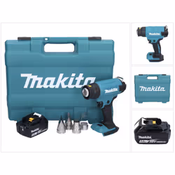Contenu de la livraison: - 1x Makita DHG 181 Pistolet air chaud sans fil - 1x embout de protection du verre ( PR00000028 ) - ...
