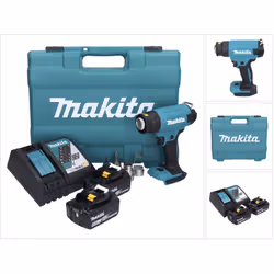 Contenu du paquet: - 1x Makita DHG181 Décapeur thermique sans fil - 1x Buse pour vitre / verre (PR00000028) - 1x Buse à fente ...