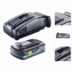 Contenu de la livraison: - 1x Festool BP 18 Li 4,0Ah HPC-ASI bloc batterie 18V 4,0Ah HighPower ( 205034 ) batterie Bluetooth  ...