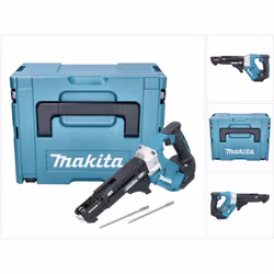 Contenu du paquet: - 1x Makita DFR551Z Visseuse automatique sans fil - 1x Embout de vis (191W94-5) - 1x Vis à tête ronde plat ...