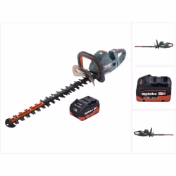 Contenu de la livraison: - 1x Metabo HS 18 LTX BL 55 taille-haies sans fil - 1x capot de protection - 1x Metabo LiHD 18 V 5,5 ...
