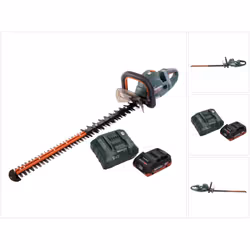 Contenu de la livraison: - 1x Metabo HS 18 LTX BL 75 Taille-haie sans fil - 1x couvercle de protection - 1x Metabo LiHD pack ...
