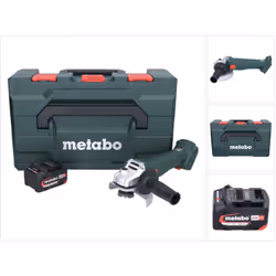 Contenu de la livraison: - 1x Metabo W 18 7-125 Meuleuse d'angle sans fil - 1x capot de protection - 1x bride de fixation - 1 ...