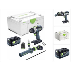 Tpc 18/4 I-Basic Perceuse-visseuse à percussion sans fil 18 v 75 Nm Brushless + 1x batterie 5,0 Ah + Systainer - sans chargeur - Festool