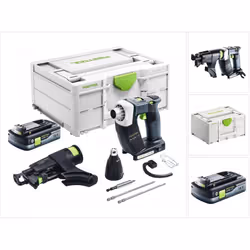 Contenu de la livraison: - 1x Festool DWC 18-4500 Visseuse de chantier sans fil - 1x adaptateur de magasin - 1x butée de prof ...