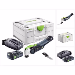Contenu de la livraison: - 1x Festool VECTURO OSC 18 Oscillateur sans fil - 1x Festool lame de scie universelle USB 78/32/Bi/ ...