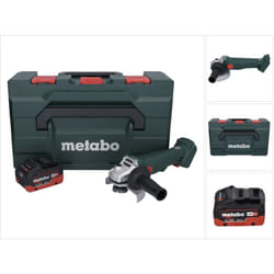 Metabo - w 18 l 9-125 Meuleuse angulaire sans fil 18 v 125 mm + 1x batterie 8,0 Ah + x - sans chargeur