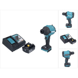 Makita DAS180RG1 Souffleur à poussière sans fil 18V Brushless + 1x Batterie 6,0Ah + Chargeur