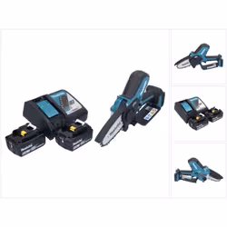 Contenu de la livraison: - 1x Makita DUC 101 Z Trononneuse d'elagage sans fil - 1x chaîne de scie ( 1910V6-4 ) - 1x guide-cha ...