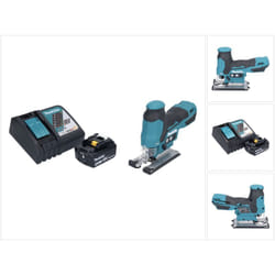 Djv 185 RT1 Scie sauteuse pendulaire sans fil 18 v Brushless + 1x Batterie 5,0 Ah + Ladegert - Makita