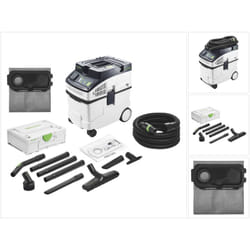 Festool - cleantec ct 25 e Aspirateur mobile 1200 w 25 l ( 577498 ) + rs-st d 27/36-Plus Kit de nettoyage ( 577257 ) + LL-FIS-CT25 Longlife Sac