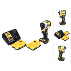 Dewalt - DCF850D2 Visseuse à choc sans fil 205Nm 1/4' Brushless 18V + 2x Batteries 2,0Ah + Chargeur
