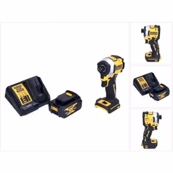 Contenu du paquet: - 1x DeWalt DCF850N Visseuse à choc sans fil - 1x Clip ceinture - 1x Batterie DeWalt DCB 182 4,0Ah 18V - 1 ...