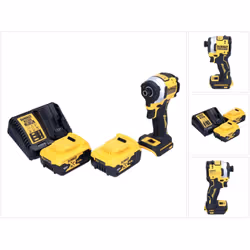 Contenu du paquet: - 1x DeWalt DCF850N Visseuse à choc sans fil - 1x Clip ceinture - 2x Batteries DeWalt DCB184 5,0Ah 18V - 1 ...