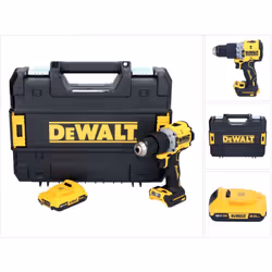 Contenu de la livraison: - 1x DeWalt DCD 805 Perceuse-visseuse à percussion sans fil - 1x Porte-embout magnétique - 1x Croche ...