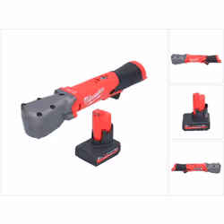 Contenu de la livraison: - 1x Milwaukee M12 FRAIWF38 Visseuse d'angle sans fil - 1x Milwaukee M12 HB5 Batterie haute puissanc ...