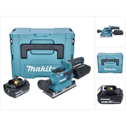 Makita - dbo 382 F1J Ponceuse vibrante sans fil 18 v 93 x 185 mm Brushless + 1x batterie 3,0 Ah + Makpac - sans chargeur
