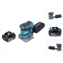 Makita - dbo 484 T1 Ponceuse vibrante sans fil 18 v 112 x 102 mm + 1x batterie 5,0 Ah - sans chargeur