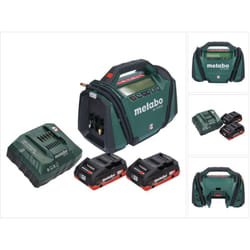 Metabo - ak 18 Multi compresseur sans fil 18 v 11 bar + 2x batterie 4,0 Ah + chargeur