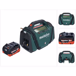 Contenu de la livraison: - 1x Metabo AK 18 Multi Compresseur sans fil 18 V - 1x tuyau de volume avec 2 adaptateurs - 1x adapt ...