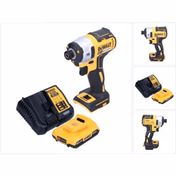 Contenu de la livraison: - 1x DeWalt DCF 887 Clé à choc sans fil - 1x DeWalt DCB 183 Batterie 18 V 2,0 Ah - 1x chargeur Dewal ...