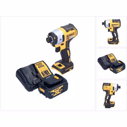 Contenu de la livraison: - 1x DeWalt DCF 887 Clé à choc sans fil - 1x DeWalt DCB 182 Batterie 18 V 4,0 Ah - 1x chargeur Dewal ...