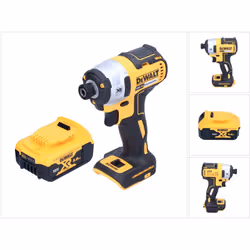 Contenu de la livraison: - 1x DeWalt DCF 887 Clé à choc sans fil - 1x DeWalt DCB 184 18 V 5,0 Ah - sans chargeur Description  ...