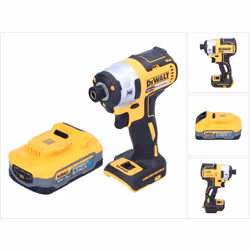 Contenu de la livraison: - 1x DeWalt DCF 887 Clé à choc sans fil - 1x DeWalt DCBP 518 18 V 5,0 Ah batterie Powerstack - sans  ...