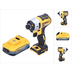 Dcf 887 n Clé à choc sans fil 18 v 205 Nm 1/4' Brushless + 1x batterie Powerstack 5,0 Ah - sans chargeur - Dewalt