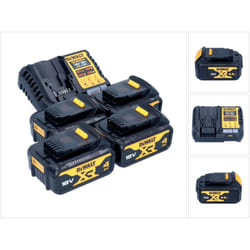 Dewalt - dcb 1104 M4 Kit de démarrage sans fil 12 v / 18 v 4x batterie 4,0 Ah + chargeur dcb 1104