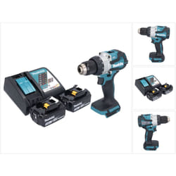 Makita - dhp 489 rf Perceuse-visseuse à percussion sans fil 18 v 73 Nm Brushless + 2x batterie 3,0 Ah + chargeur