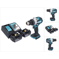 Dhp 489 rg Perceuse-visseuse à percussion sans fil 18 v 73 Nm Brushless + 2x batterie 6,0 Ah + chargeur - Makita