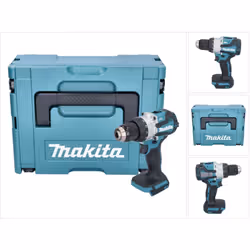 Contenu de la livraison: - 1x Makita DHP 489 perceuse-visseuse à percussion sans fil - 1x Makita Makpac Coffret - 1x insert u ...
